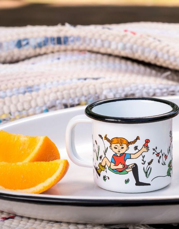 Becher Emaille 1,5dl I Pippi Langstrumpf - Mr. Nilsson