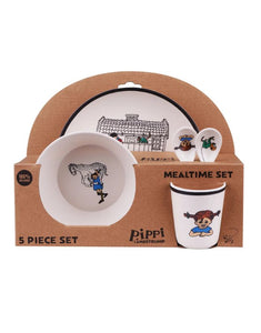 Geschirr 5er-Set Melamin I Pippi Langstrumpf