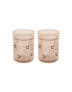 Becher Glitzer 2er-Set I Cherry