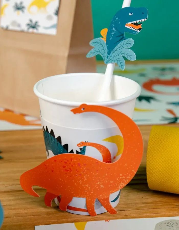 Pappbecher 6er-Set I Dinosaurier