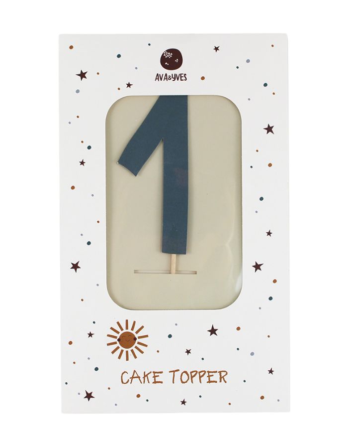Cake Topper Zahl I Adventure