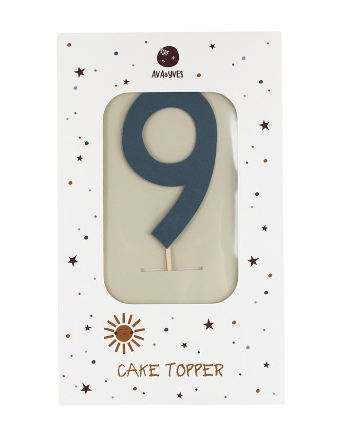 Cake Topper Zahl I Adventure