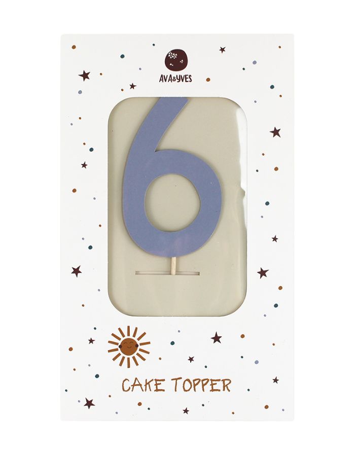 Cake Topper Zahl I Adventure