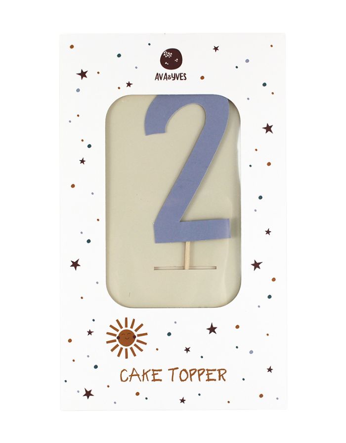 Cake Topper Zahl I Adventure