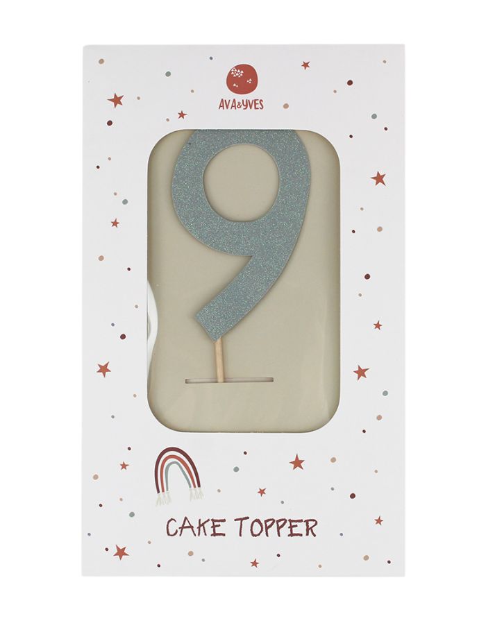 Cake Topper Zahl I Under the Sea