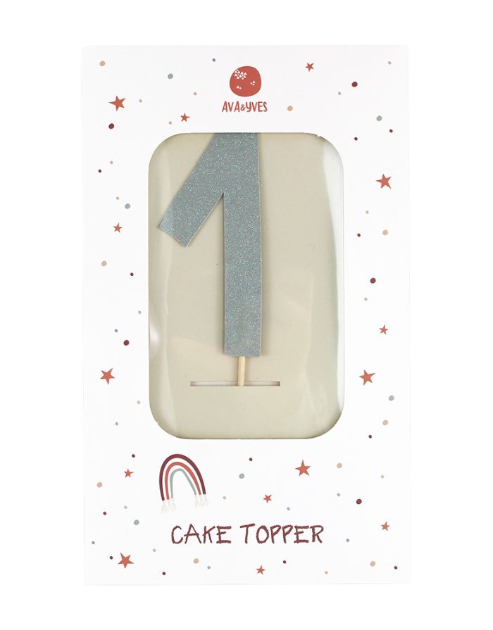 Cake Topper Zahl I Under the Sea