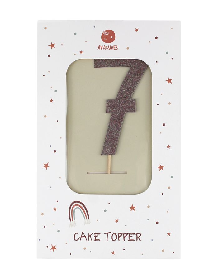 Cake Topper Zahl I Under the Sea
