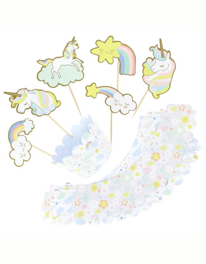 Cupcake-Set I Einhorn