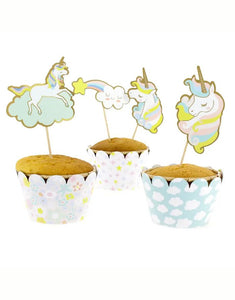 Cupcake-Set I Einhorn