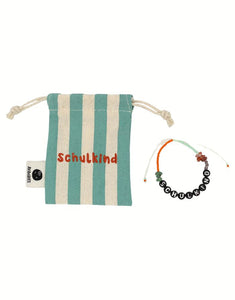 Perlenarmband Schulkind I Mint/Orange