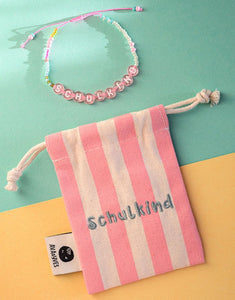 Perlenarmband Schulkind I Rosa