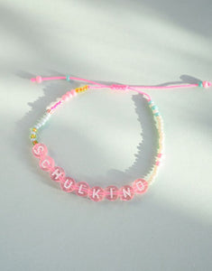 Perlenarmband Schulkind I Rosa