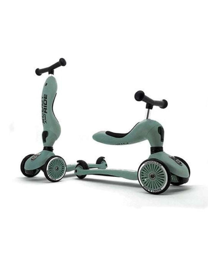 2in1 Scooter Highwaykick 1 I Forest