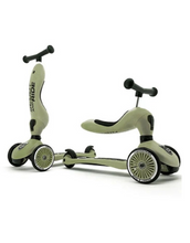 Laden Sie das Bild in den Galerie-Viewer, 2in1 Scooter Highwaykick 1 I Olive

