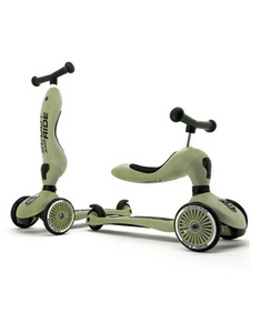 2in1 Scooter Highwaykick 1 I Olive