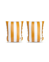 Laden Sie das Bild in den Galerie-Viewer, Schwimmflügel I Yellow White Stripe
