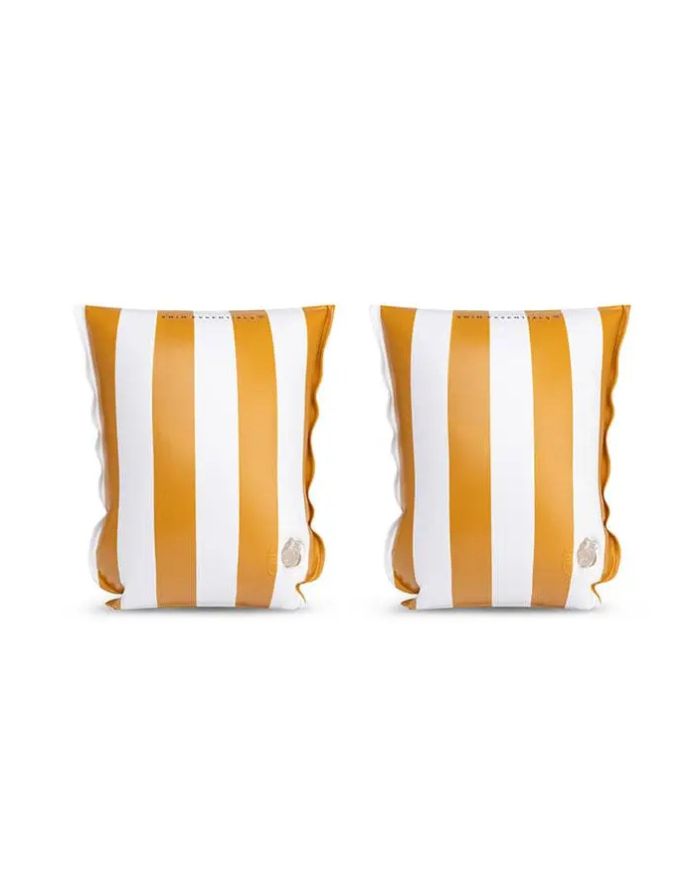 Schwimmflügel I Yellow White Stripe