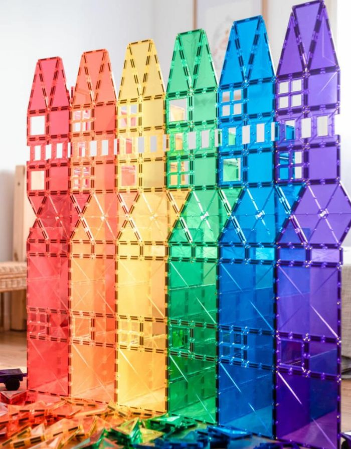 Magnetbausteine Mega Set 212-tlg. I Rainbow