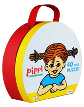 Laden Sie das Bild in den Galerie-Viewer, Puzzlekoffer 40 Teile I Pippi Langstrumpf
