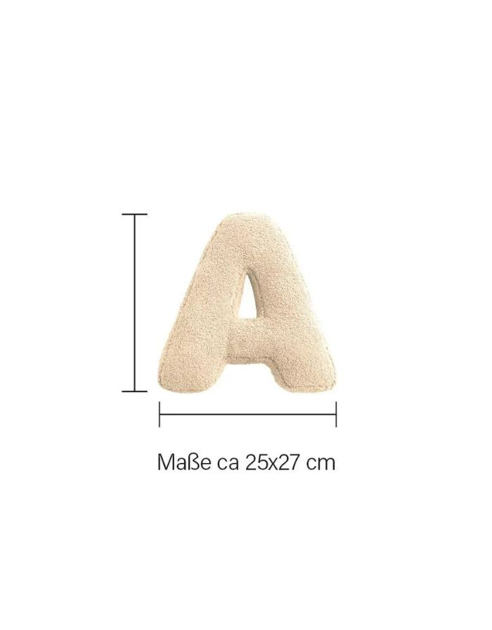 Buchstabenkissen A-Z I Wollweiß