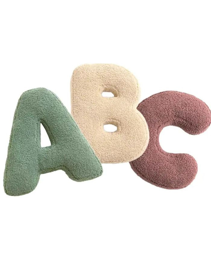 Buchstabenkissen A-Z I Wollweiß