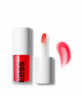 Kess Berlin Lip Oil in transparentem Glasflakon mit schwarzem Deckel – feuchtigkeitsspendendes Pflegeprodukt für glänzende Lippen