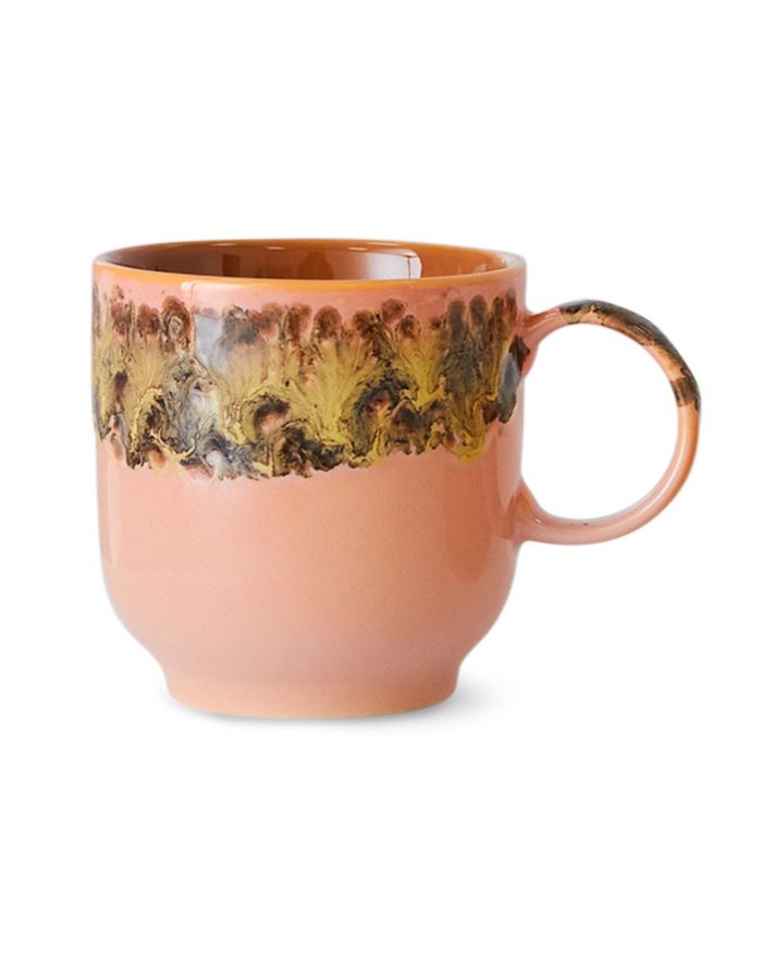 Café Becher 70's mit Henkel I Lush
