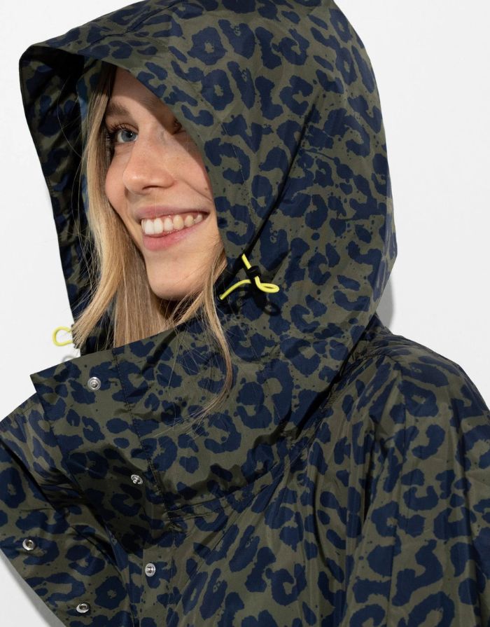 Raincoat I Leo Splashes Navy/Olive