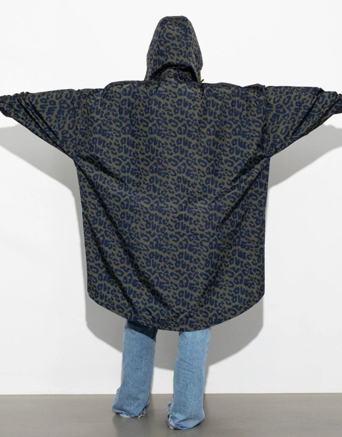 Raincoat I Leo Splashes Navy/Olive