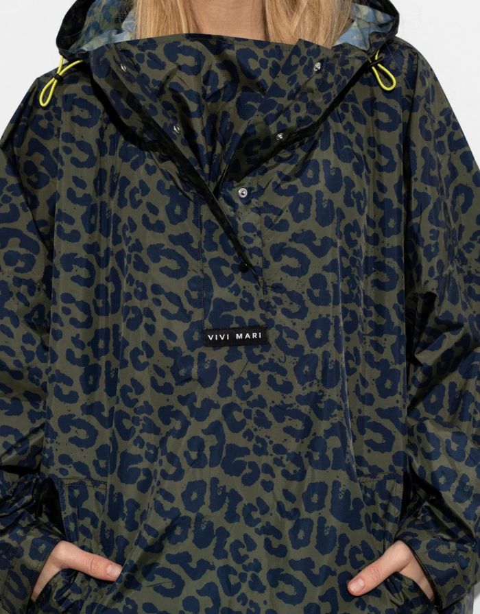 Raincoat I Leo Splashes Navy/Olive