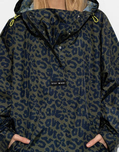 Raincoat I Leo Splashes Navy/Olive