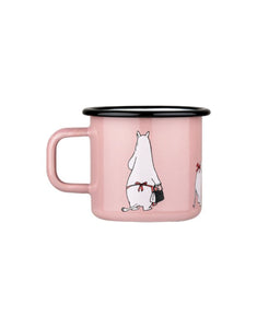 Becher Emaille 3,7dl I Moomin - Mama Pink