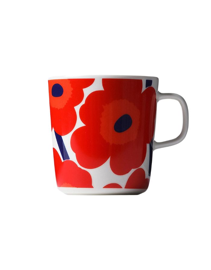 Becher Oiva/Unikko 4dl I Rot/Weiß