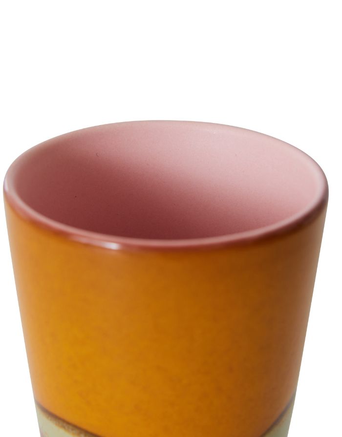 Latte Becher 70's I Clay