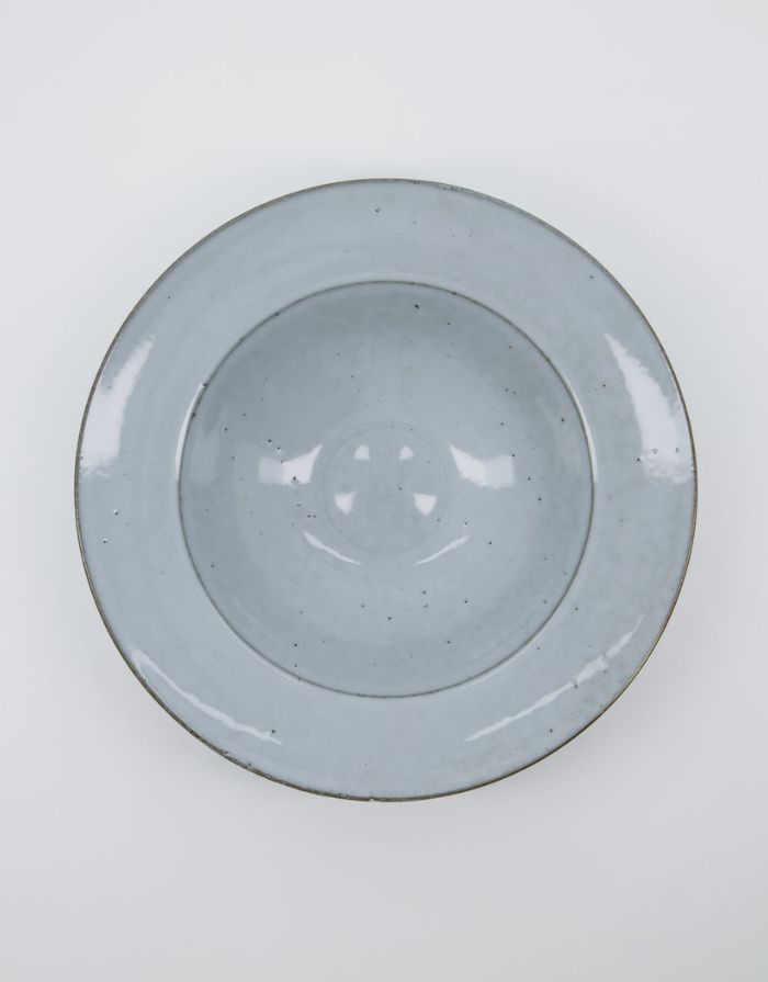 Pasta Teller Rustic  I Grau/Blau