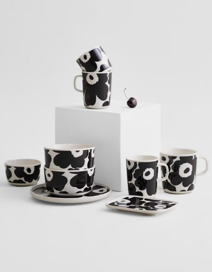 Schälchen Oiva/Unikko 5dl I Schwarz/Weiß