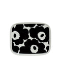 Platte Oiva/Unikko 15x12cm I Schwarz/Weiß
