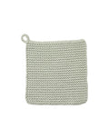 Nordal Mira Knit Topflappen aus gestrickter Baumwolle in modernem Design mit praktischer Aufhängeschlaufe.
