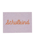 Postkarte Schulkind I Flieder / Rosa