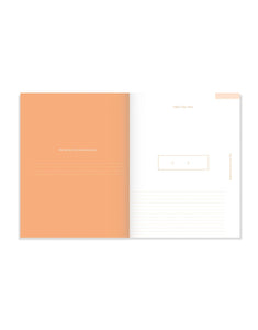 Journal 9 Months I Orange