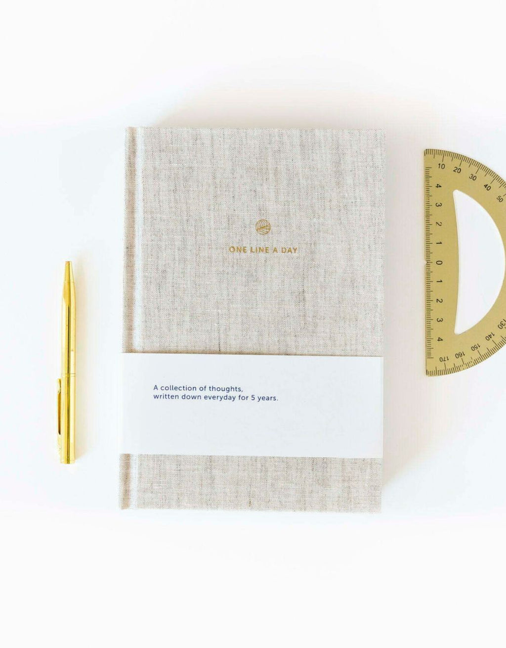 Journal One Line A Day I Linen