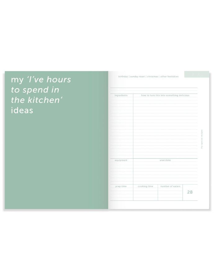 Notizbuch I Kitchen Journal