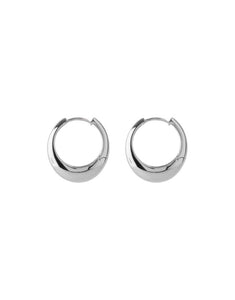 Ohrring Globe Huggies I Silber