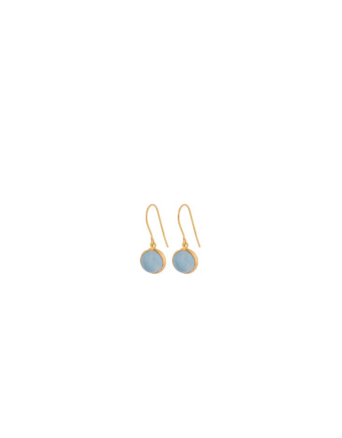 Ohrringe Aura Blue I Gold