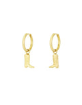 Ohrringe Cowgirl boots I Gold