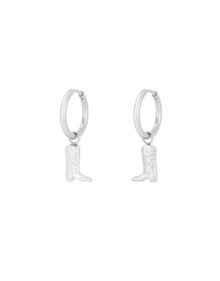 Ohrringe Cowgirl boots I Silber