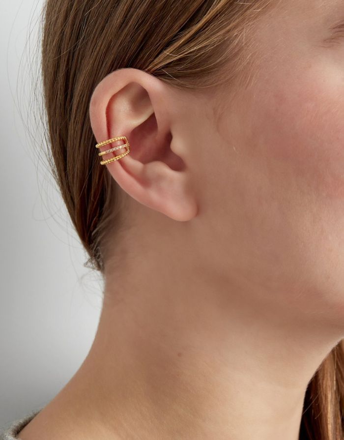 Earcuff Twisted I Gold