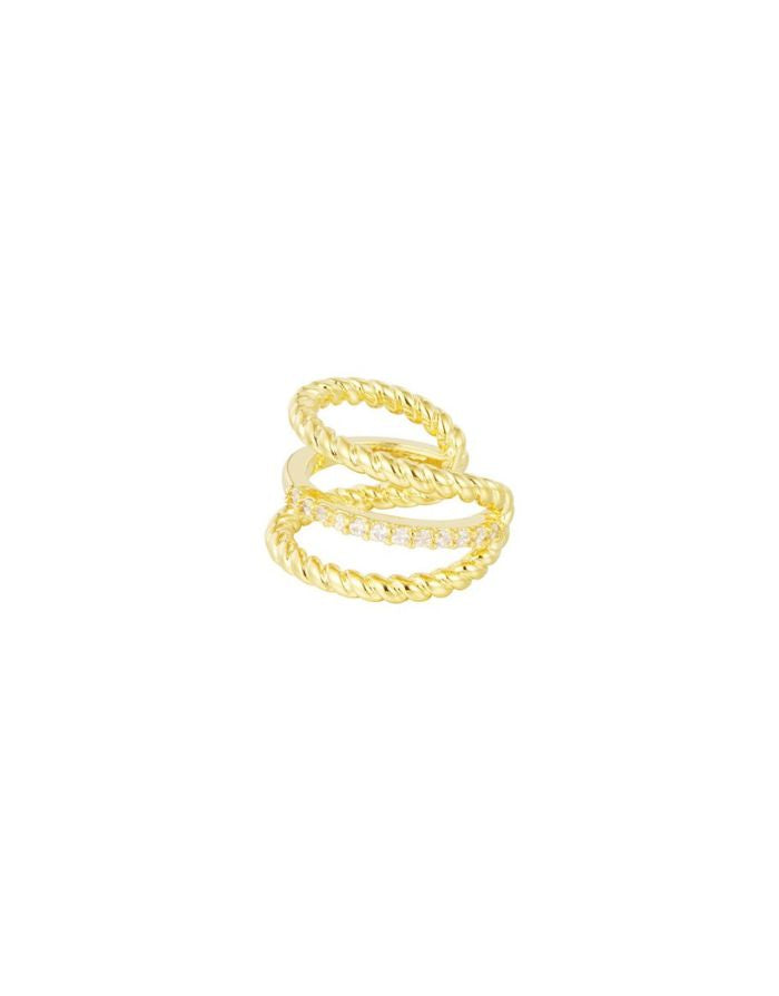 Earcuff Twisted I Gold