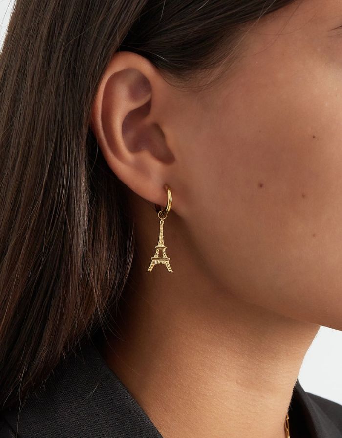Ohrringe Eiffel Tower I Gold