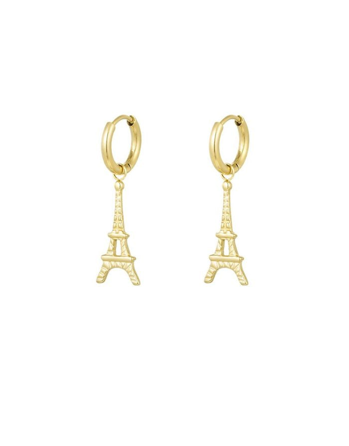 Ohrringe Eiffel Tower I Gold